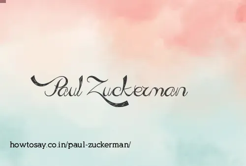 Paul Zuckerman