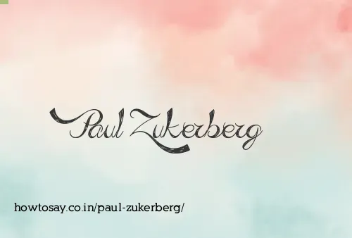 Paul Zukerberg