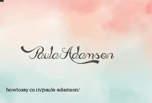Paula Adamson