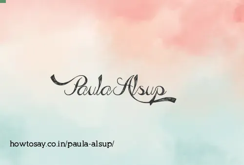 Paula Alsup