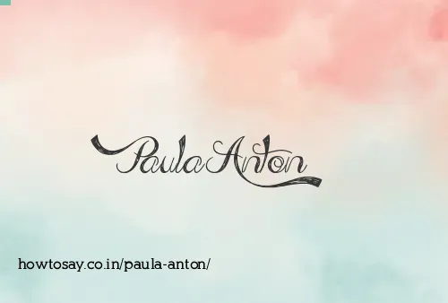 Paula Anton