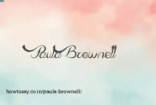 Paula Brownell