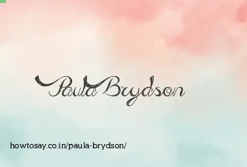 Paula Brydson