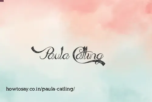 Paula Catling