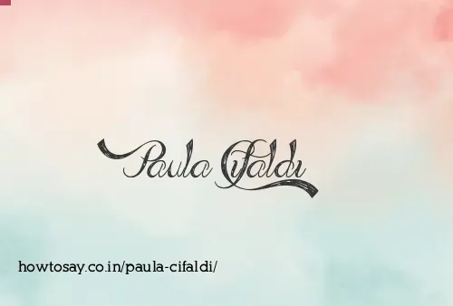Paula Cifaldi