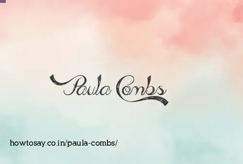 Paula Combs