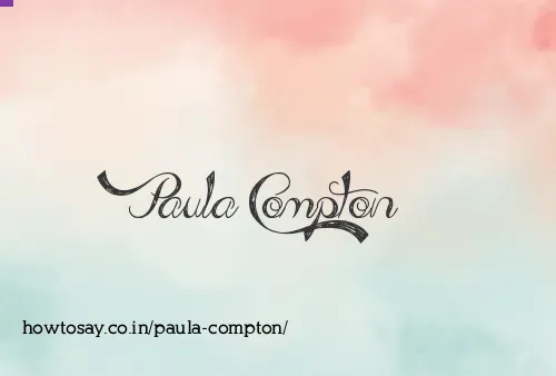 Paula Compton