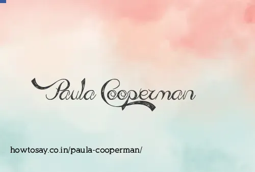 Paula Cooperman