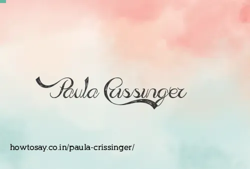 Paula Crissinger