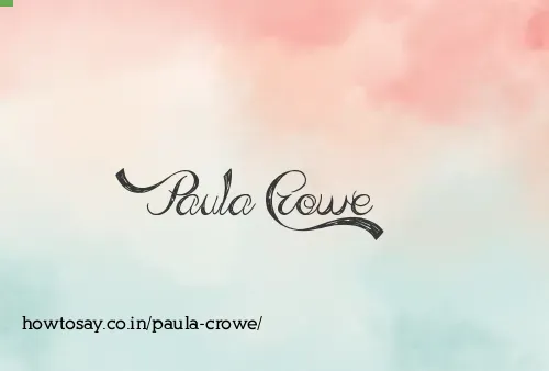 Paula Crowe