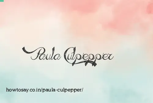 Paula Culpepper