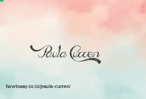 Paula Curren