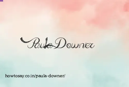 Paula Downer