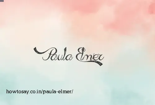 Paula Elmer
