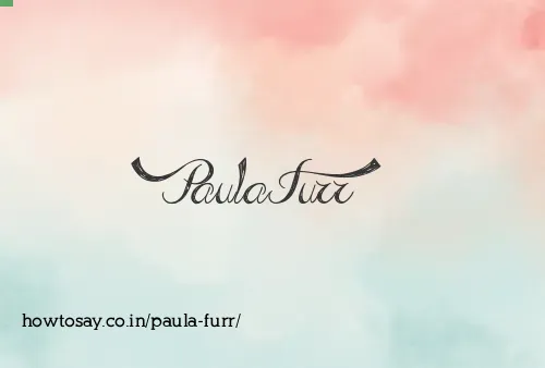 Paula Furr