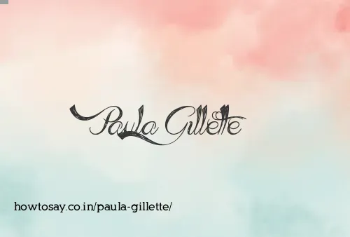 Paula Gillette