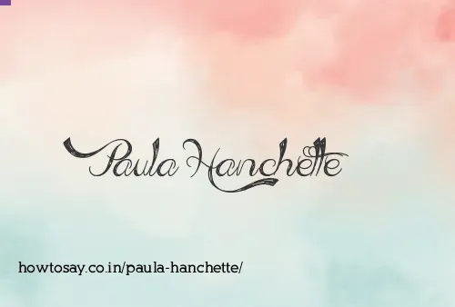 Paula Hanchette