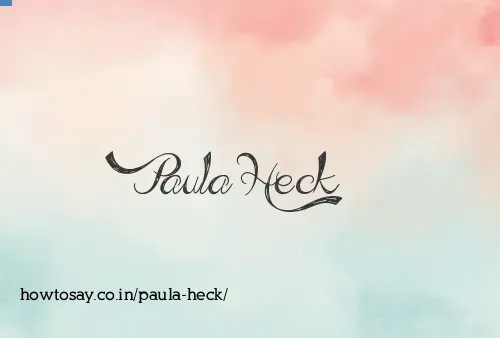 Paula Heck