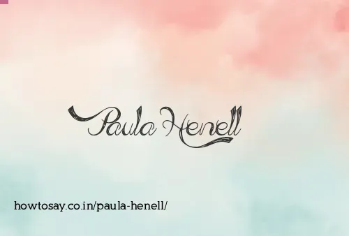 Paula Henell
