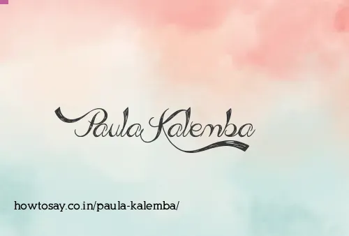 Paula Kalemba