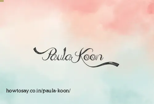 Paula Koon