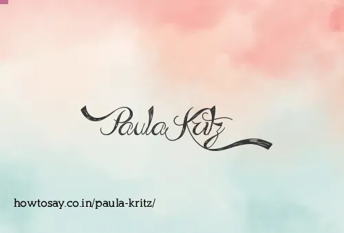 Paula Kritz