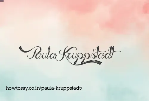 Paula Kruppstadt