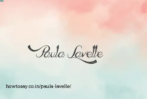 Paula Lavelle