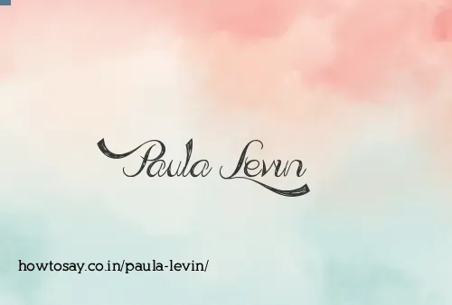 Paula Levin