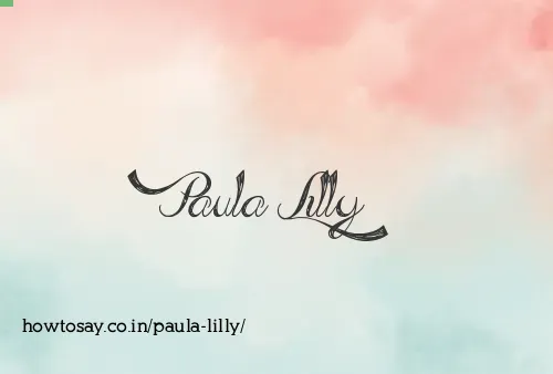 Paula Lilly