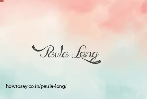 Paula Long