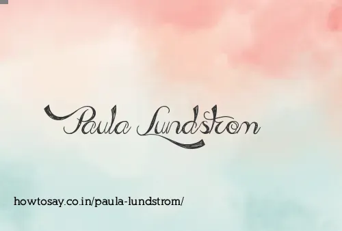 Paula Lundstrom