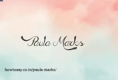 Paula Marks