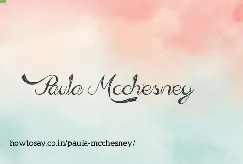 Paula Mcchesney