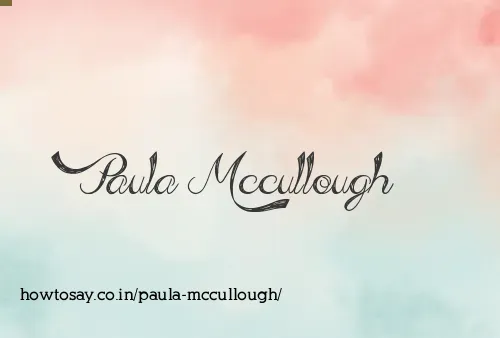 Paula Mccullough