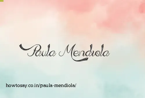 Paula Mendiola