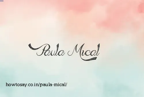 Paula Mical