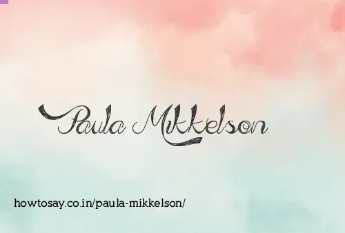 Paula Mikkelson