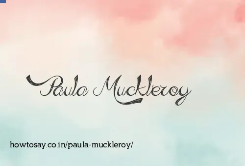 Paula Muckleroy