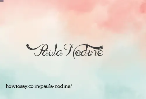 Paula Nodine