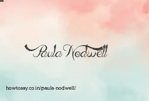 Paula Nodwell