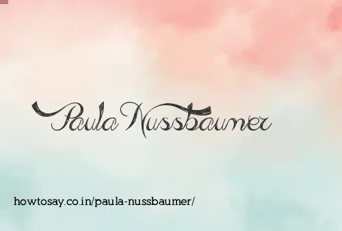 Paula Nussbaumer