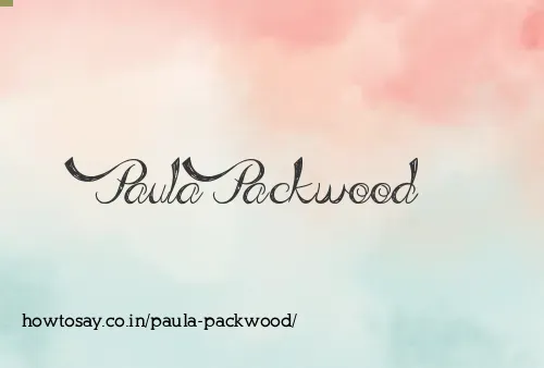 Paula Packwood