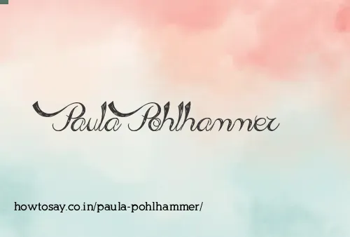 Paula Pohlhammer