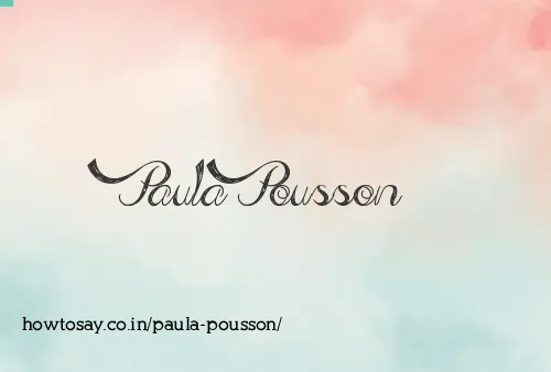 Paula Pousson