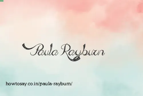 Paula Rayburn