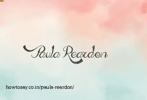 Paula Reardon