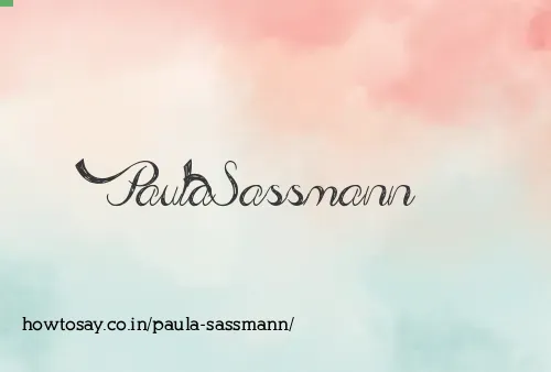 Paula Sassmann