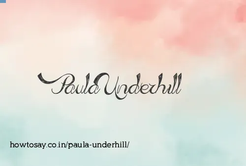 Paula Underhill