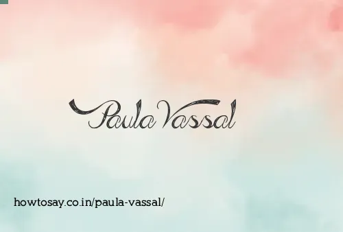 Paula Vassal